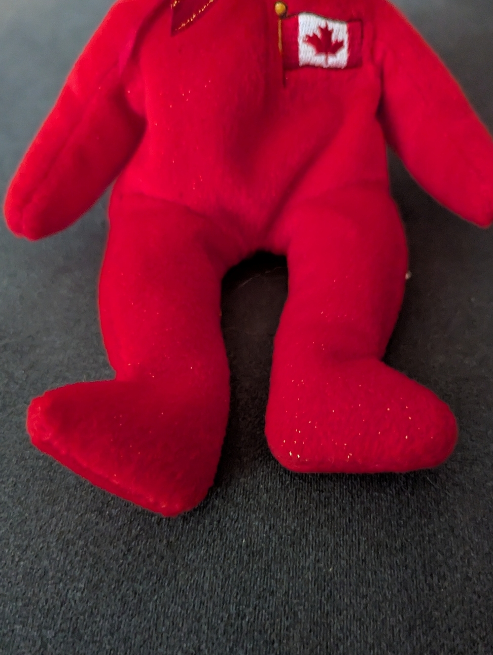 Ty Beanie Baby Pierre the Canada Bear 1999 Canada Exclusive Red Plush NWT - Picture 4 of 9